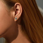 Allegra Oval Halo Earrings