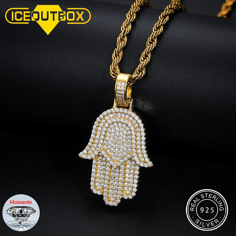 Freya Hamsa Necklace