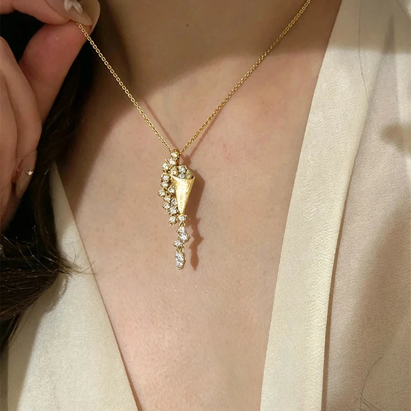 Cosima Marquise Tassel Necklace
