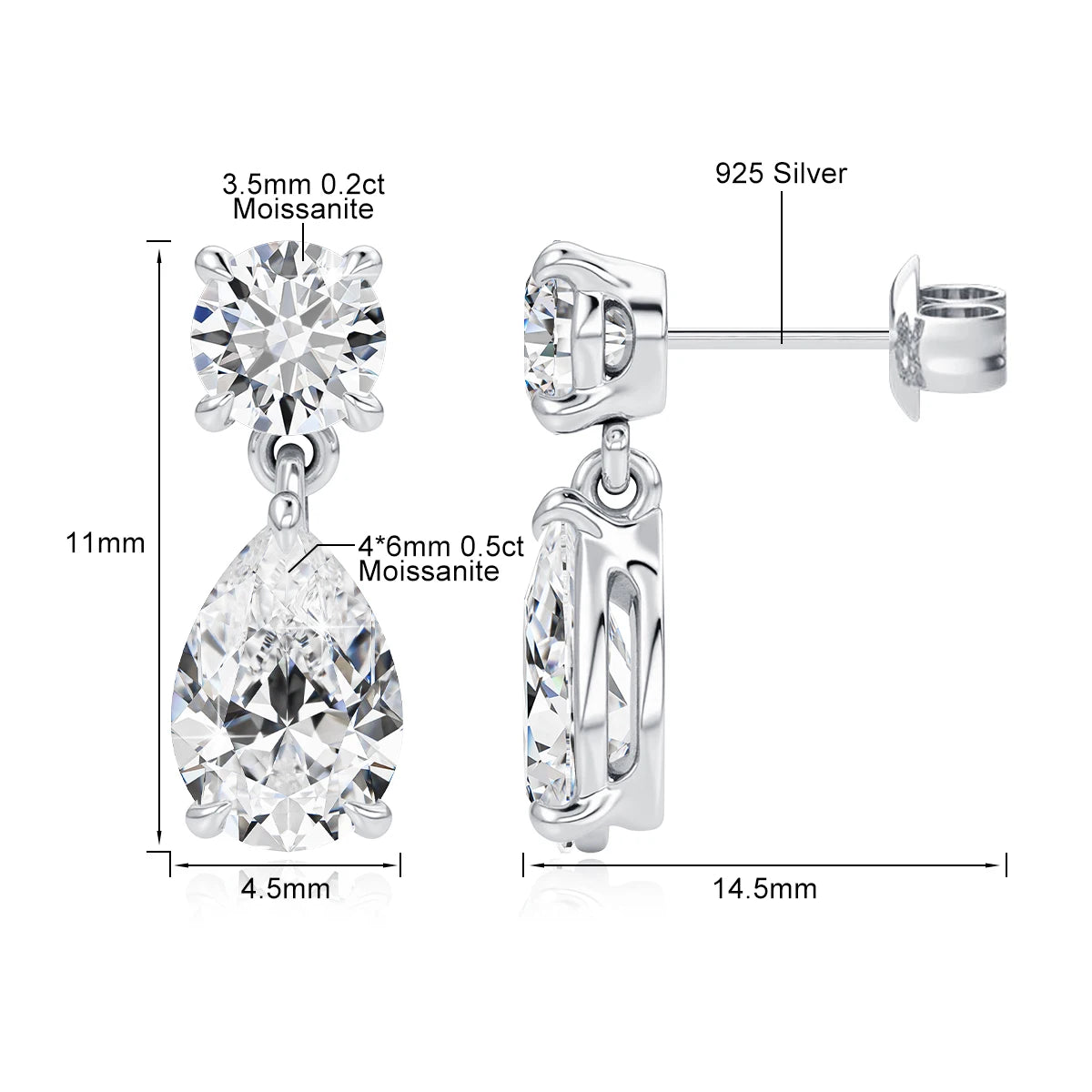 Maren Pear Drop Earrings