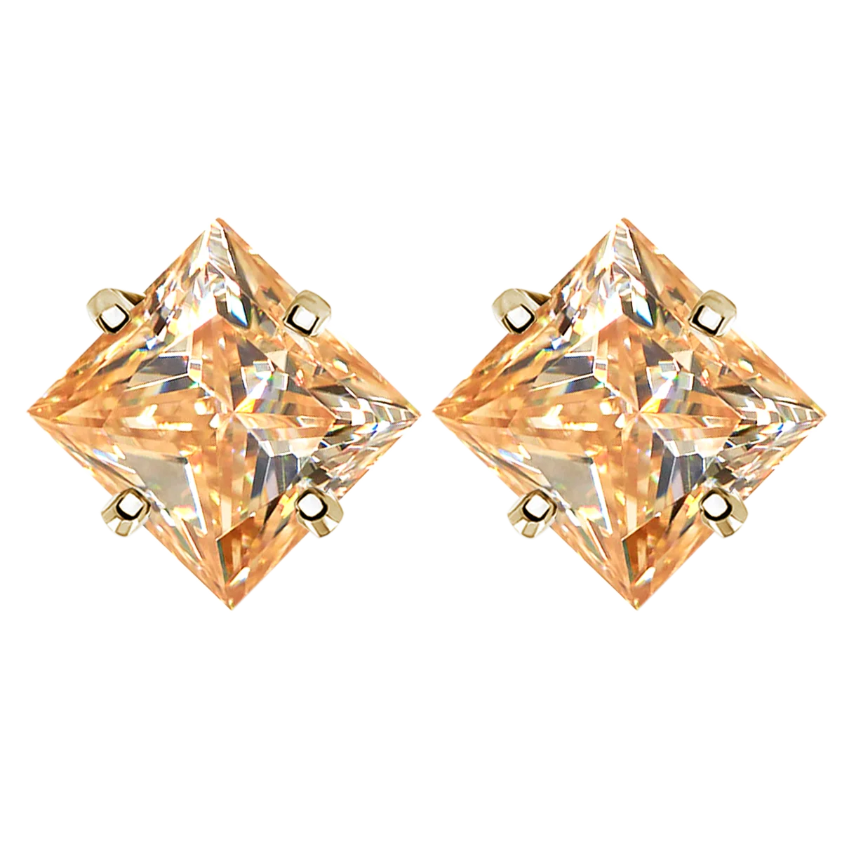 Evangeline Princess Stud Earrings