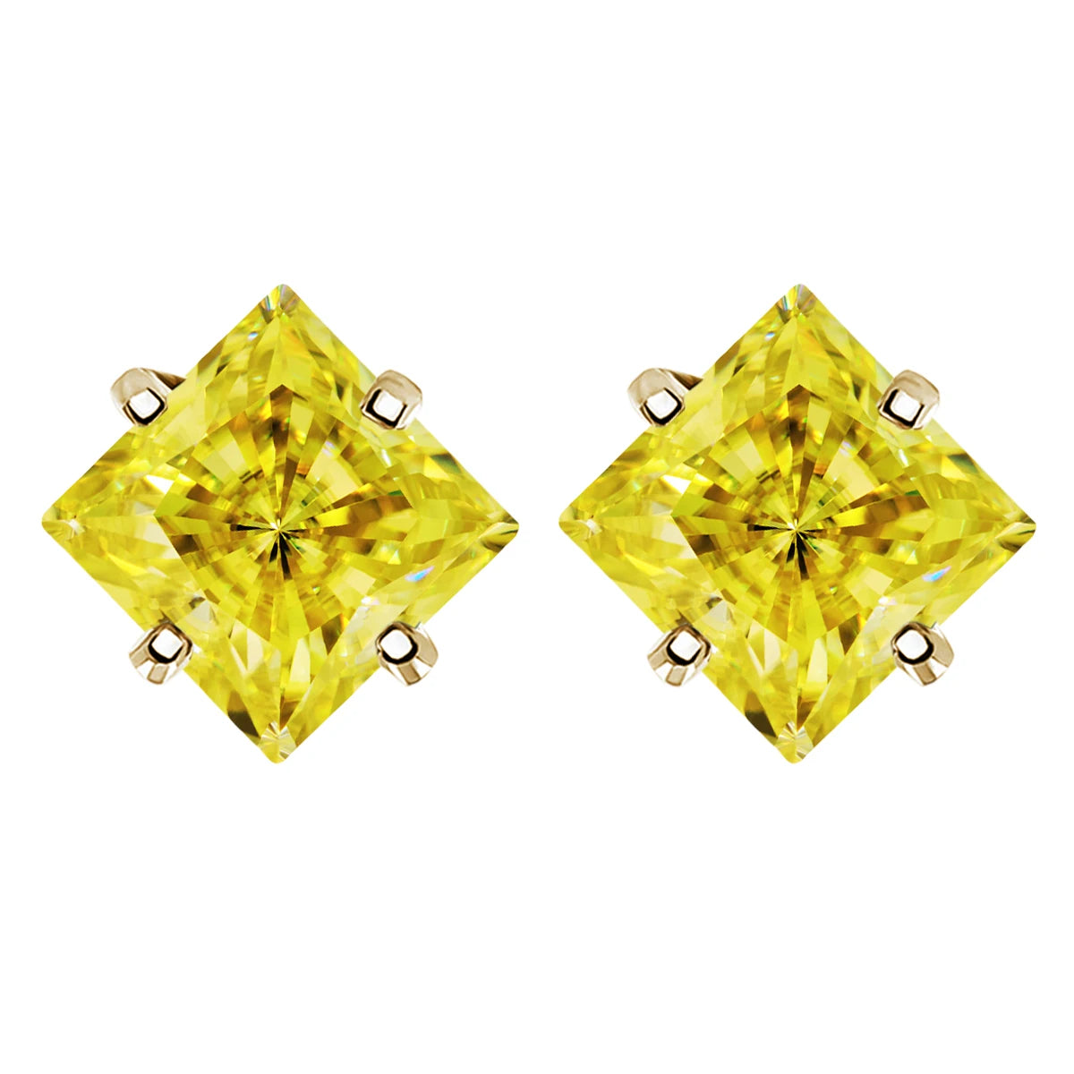 Evangeline Princess Stud Earrings