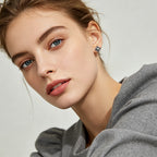 Evangeline Princess Stud Earrings