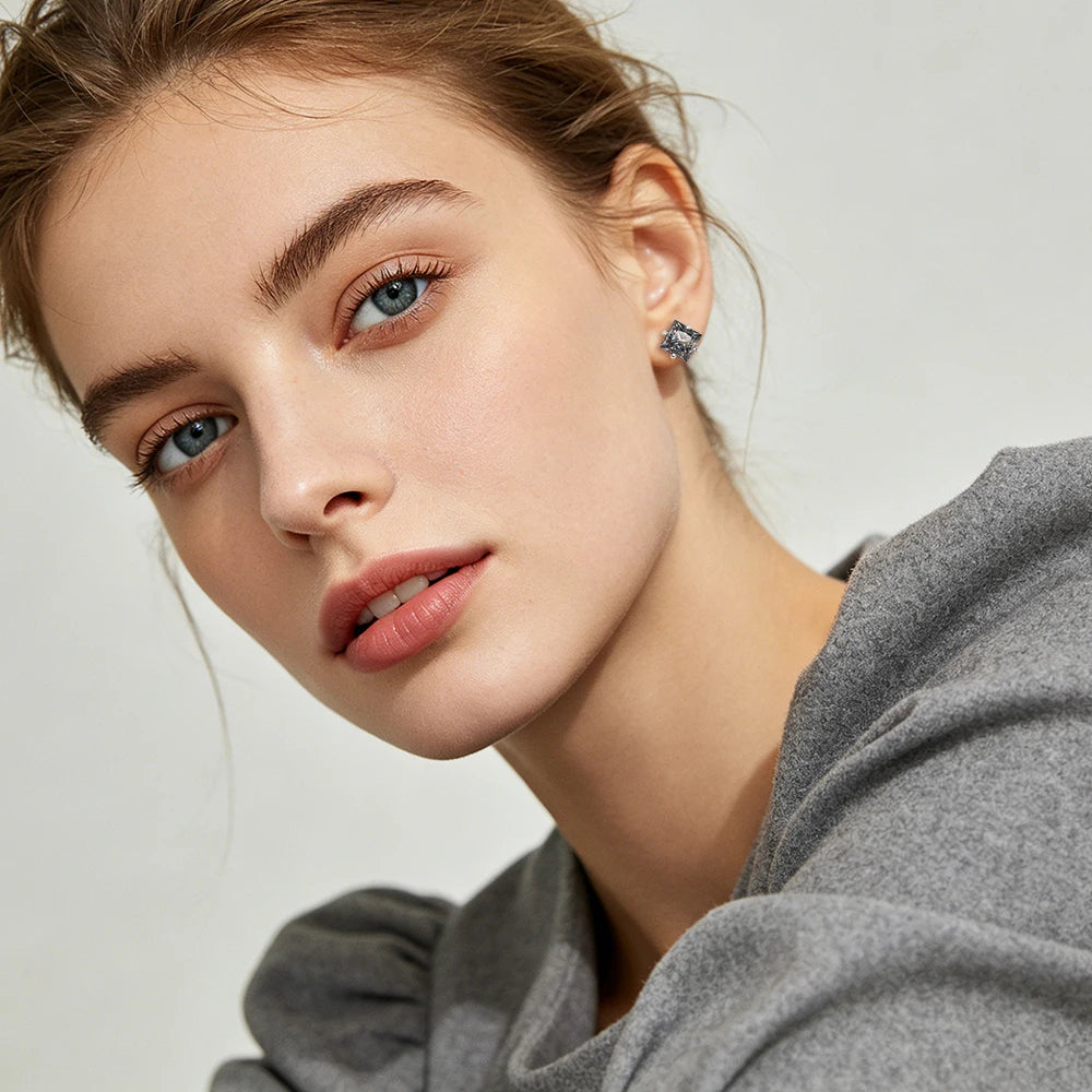 Evangeline Princess Stud Earrings