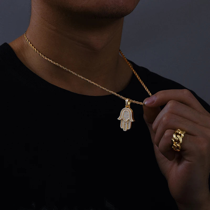Freya Hamsa Necklace