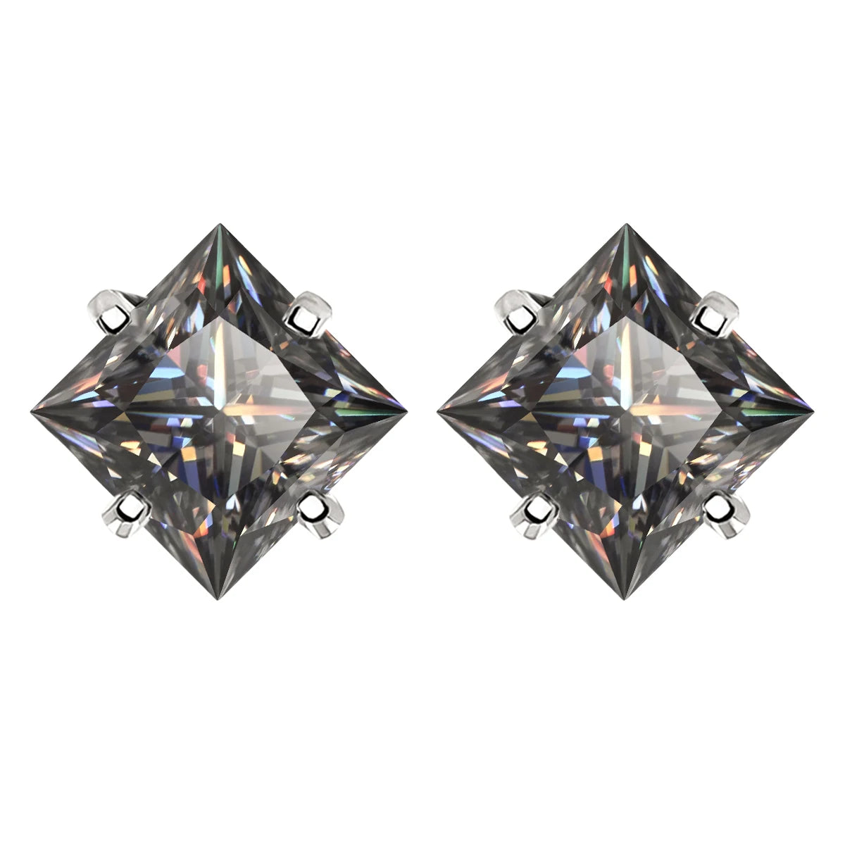 Evangeline Princess Stud Earrings
