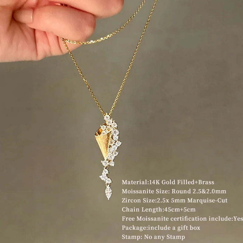 Cosima Marquise Tassel Necklace