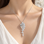 Cosima Marquise Tassel Necklace — cool daylight lifestyle