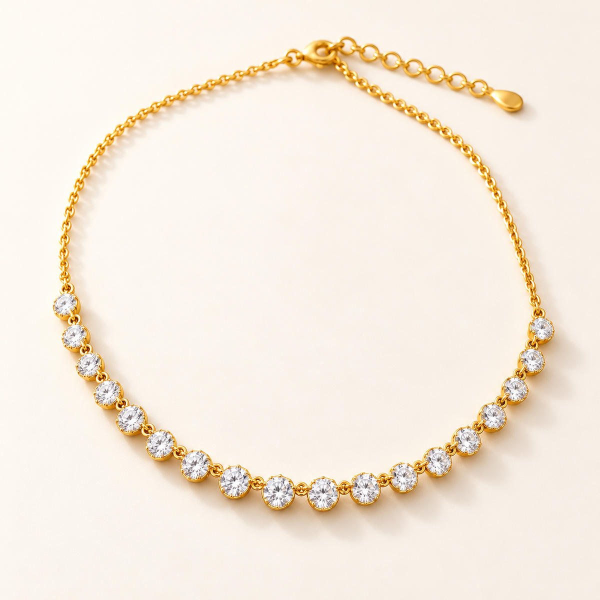Dara Choker Necklace on an off-white background