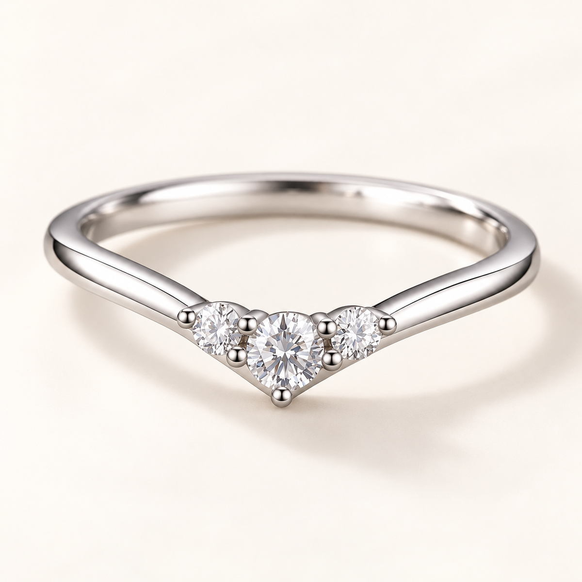Dione Ring on an off-white background