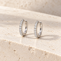 Ines Hoop Earrings — Orolane cool ivory stone hero