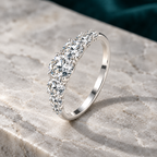 Pippa ring on a pale stone slab