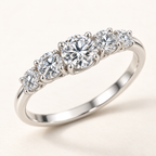 Pippa ring on an off-white background