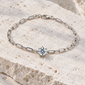 Seraphine Link Bracelet — Orolane cool ivory stone hero