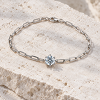 Seraphine Link Bracelet — Orolane cool ivory stone hero