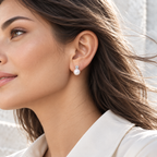 Soleil Pearl Earrings — cool daylight movement lifestyle