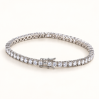 Vesper Tennis Bracelet on an off-white background